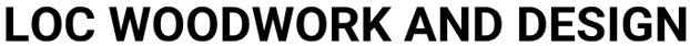 LOC WOODWORK AND DESIGN logo
