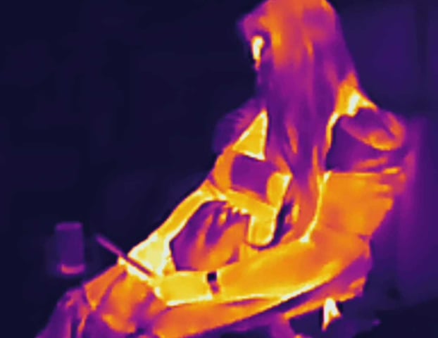Infra red portrait.