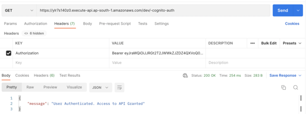 success authorization