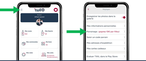 twil parrainage code parrainage twil parrainage