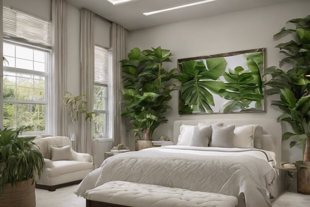 Bright living room with modern inventory