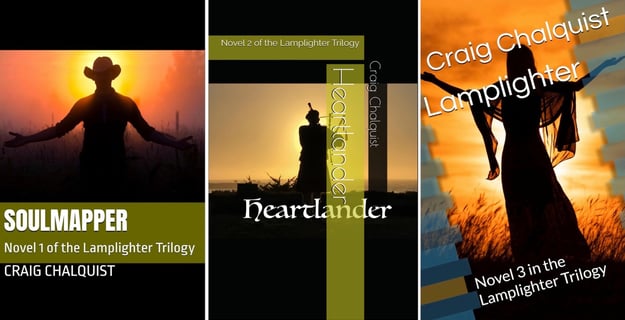 Lamplighter Trilogy covers.