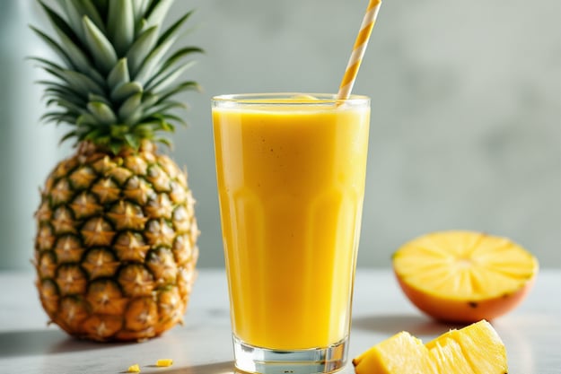 Tropical Mango Pineapple Smoothie