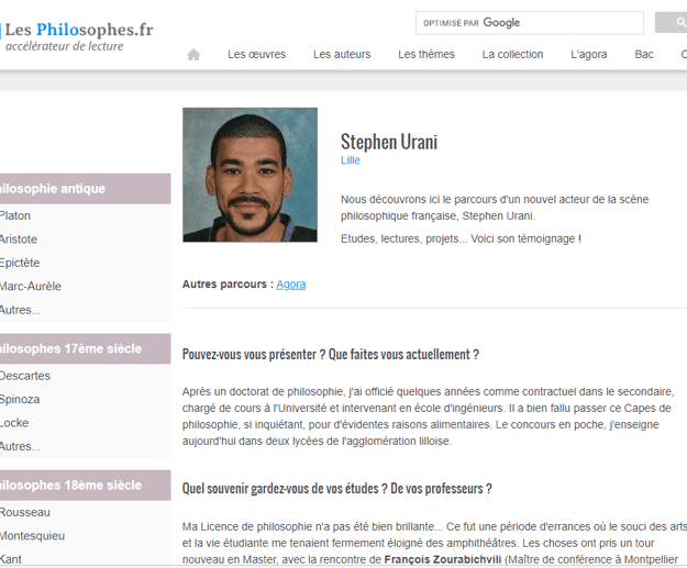 interview de Stephen Urani, philosophe devenu copywriter
