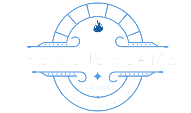 The Blue Flame logo