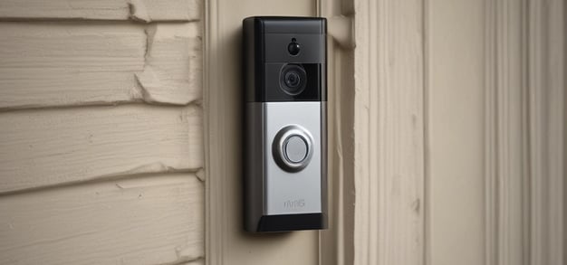 a video doorbell mounted to the side of a wall