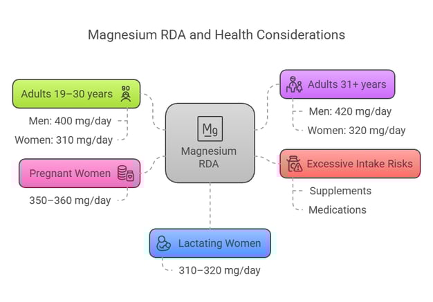 Magnesium RDA & health