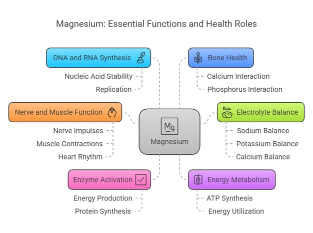 Magnesium functions & roles
