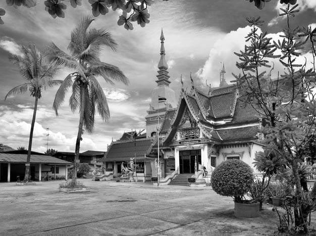 A majestic Thai temple photograph by Peter Pickering