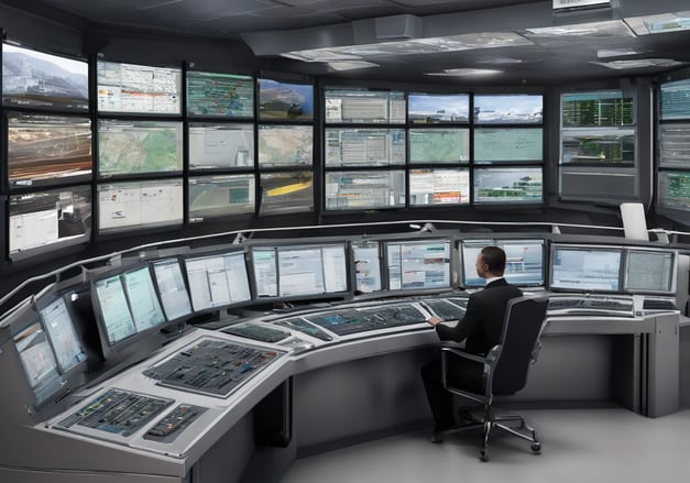 black flat screen tv turned on in a room