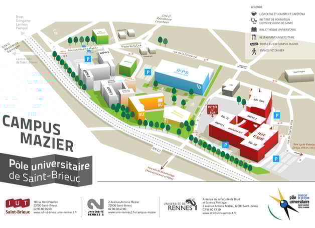 plan campus mazier pole universitaire