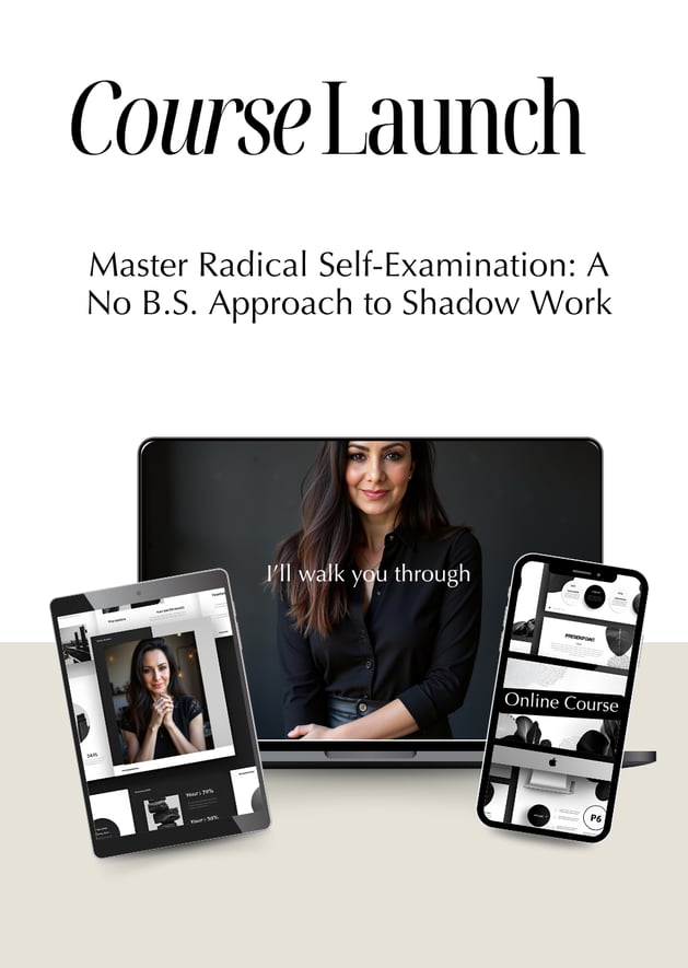 Shadow work online course by LVF called Master Radical Self-Examination: A No B.S. Approach 