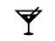 a martini glass with a martini glass