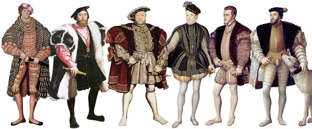 a group of men in period era clothing