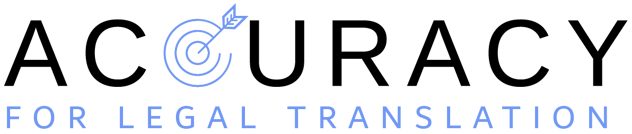 Accuracy for Legal Translation logo
