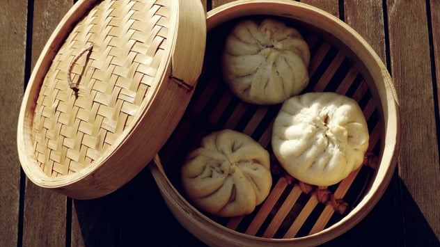Jasmine Custard Buns