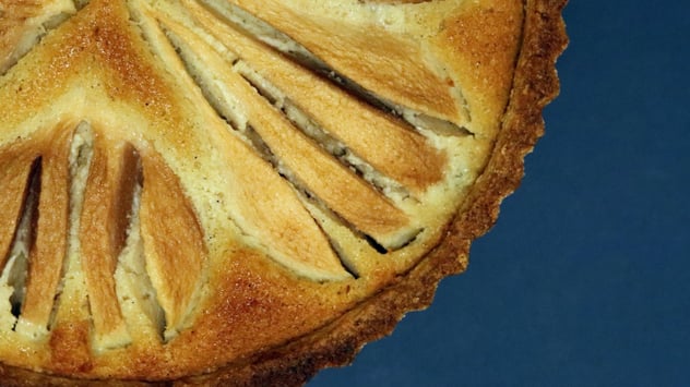 Pear and Cardamom Frangipane Tart