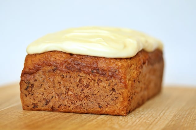 Parsnip, Maple, and Walnut Bread with Cream Cheese Frosting