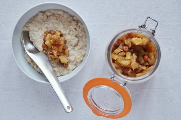 Apple, Ginger, and Sultana Compote