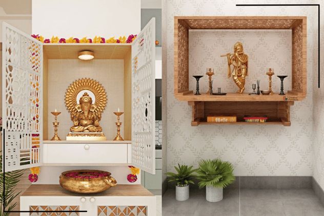 Floating Mandir Design