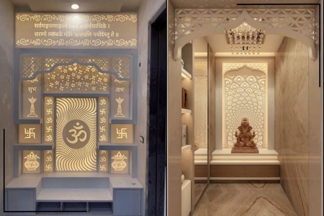 Corian Mandir Design