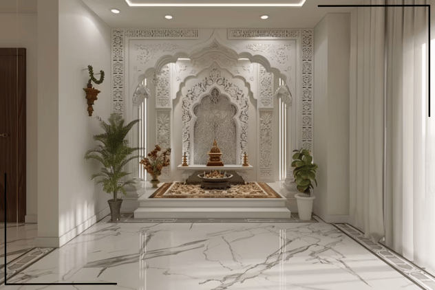 Traditional Style Mandir Design