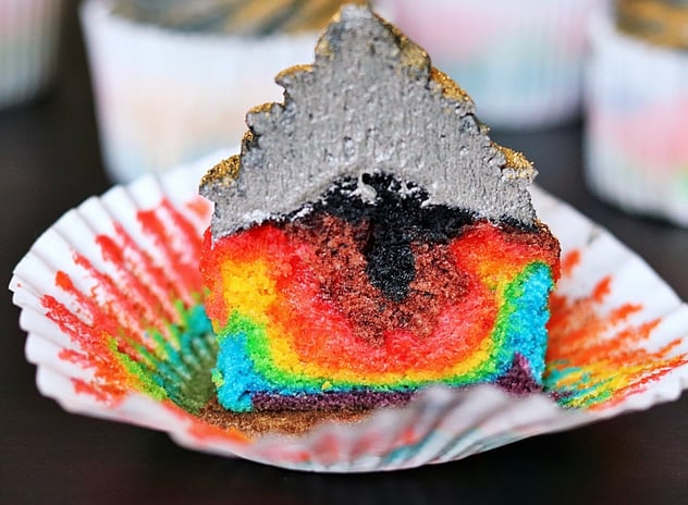 PRIDE Rainbow Cupcakes