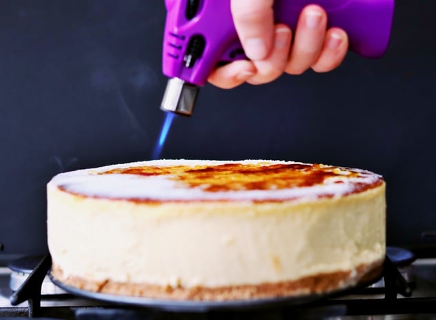Baked Creme Brulee Cheesecake