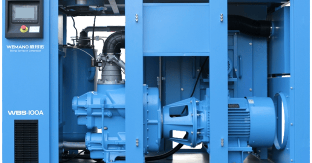 PERMANENT MAGNETDOUBLE STAGE SCREWAIR COMPRESSOR