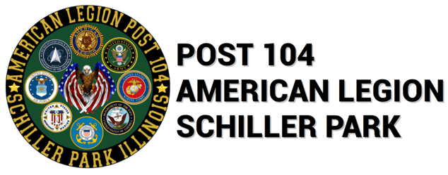 Post 104 American Legion Schiller Park logo