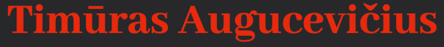 Timūras Augucevičius. Vedėjas, renginių organizatorius, kūrybos konsultantas logo