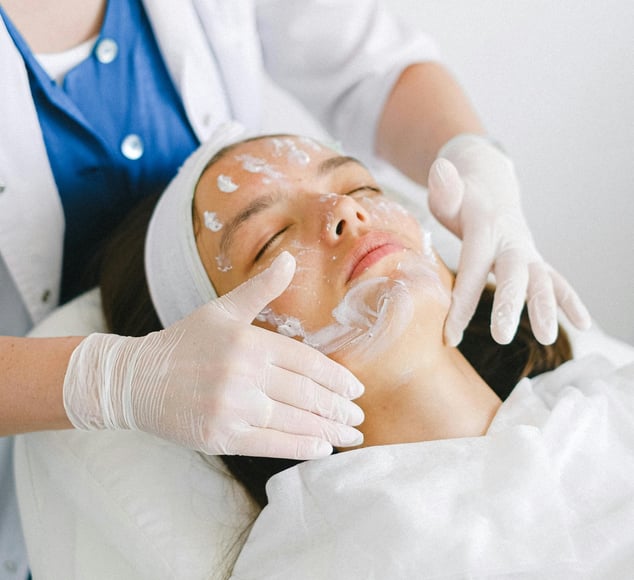 facial application
