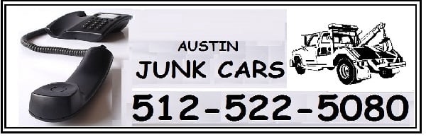 Austin Junk Cars logo with phone logo