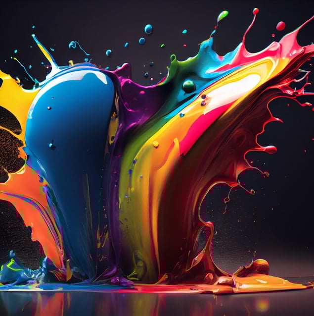 a colorful paint - dipped paint - dipped paint - dipped paint - dipped paint -