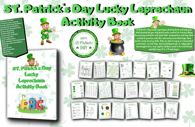 Coloring, math, tracing, matching, count and color, and so much more!