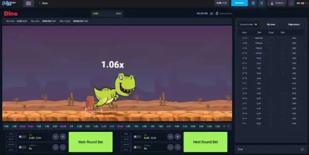 juego del dinosaurio en que casino jugarlo