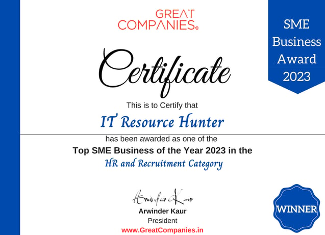 Great Companies SME Winner 2023