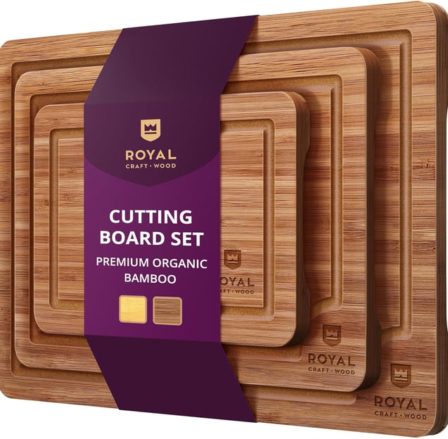 Bamboo Cutting Board Set