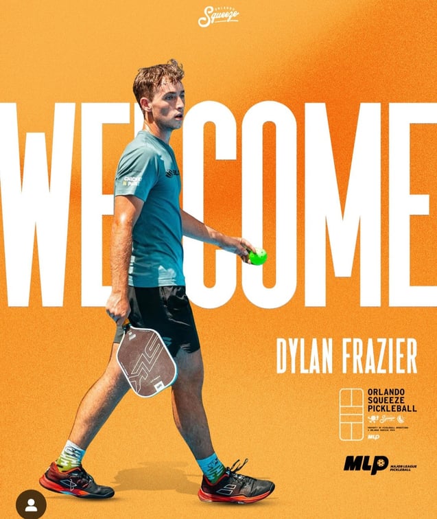 Dylan Frazier | Welcome to Major League Pickleball's Orlando Squeeze