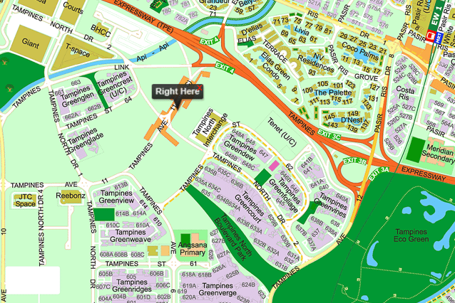 Tampines North condo beside mrt station