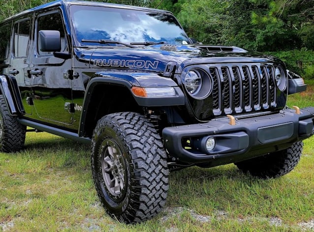 A Jeep with Complete Detailing from D and P auto detailing