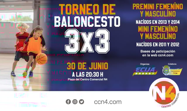 torneo de baloncesto 3x3 en n4 ecija 