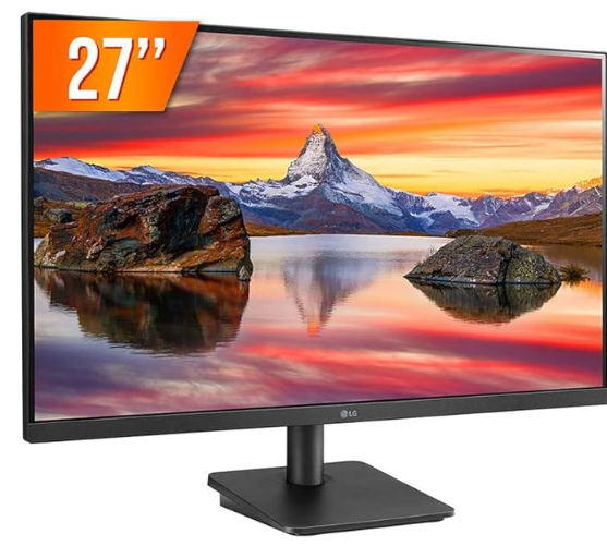 Imagem de monitor 27 polegadas da LG no site da amazon.