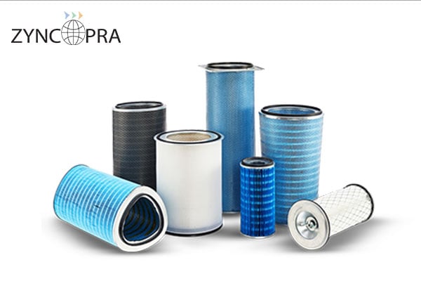 Filtros industriales listos para exportación