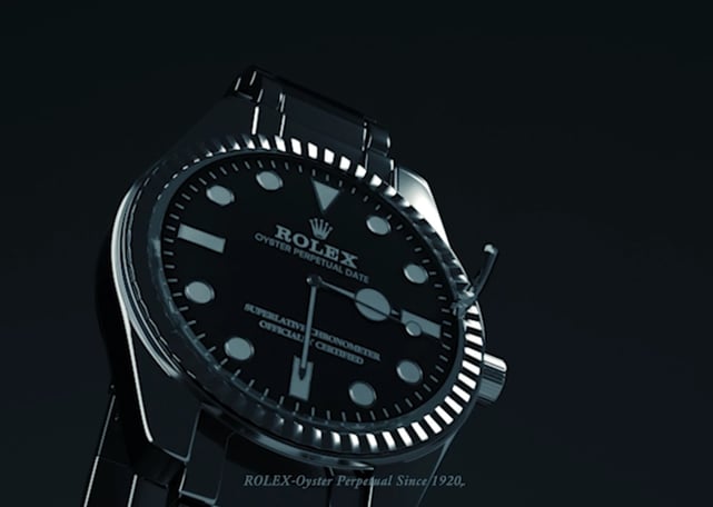 Animacion publicitaria de rolex