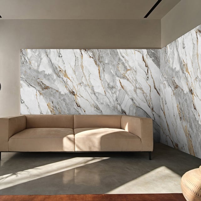 calacatta gold sinoflexistone for accent wall deco