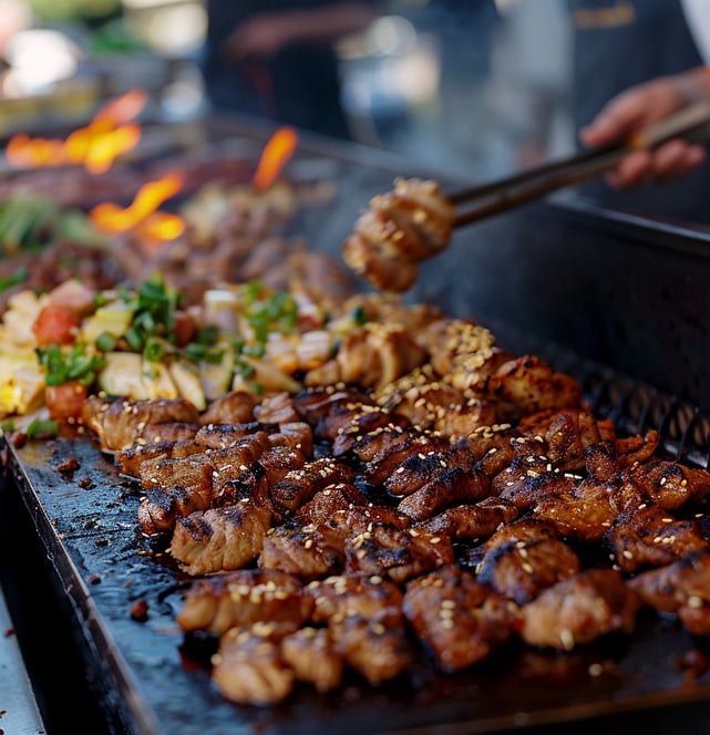 freshly prepared food