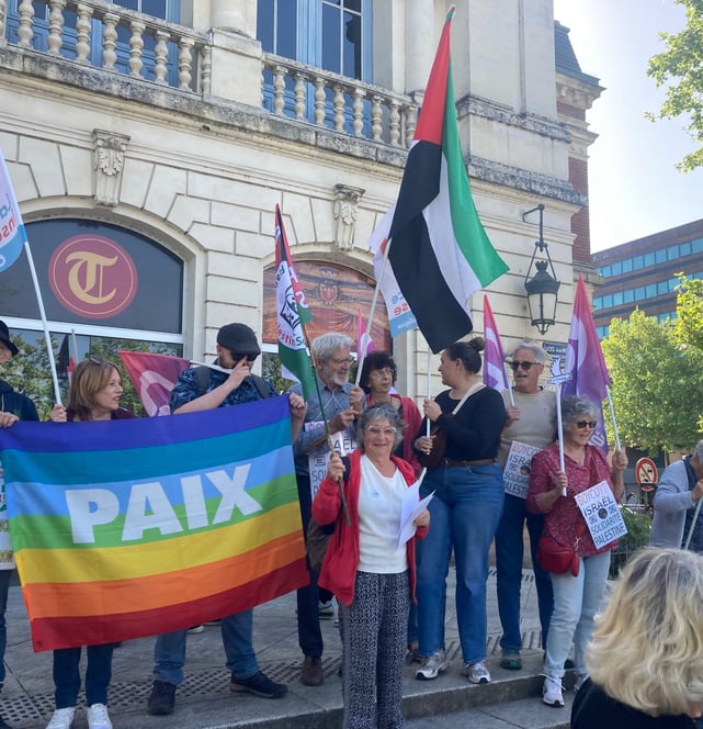 Association France Palestine 81 Rassemblement à Albi
