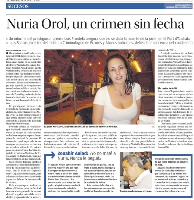 hOMICIDO EN MALLORCA