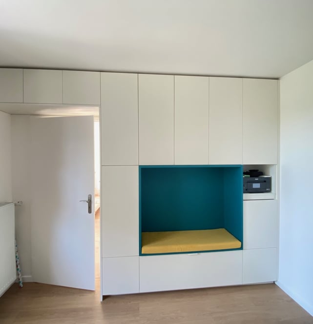 meuble rangement imprimante bureau